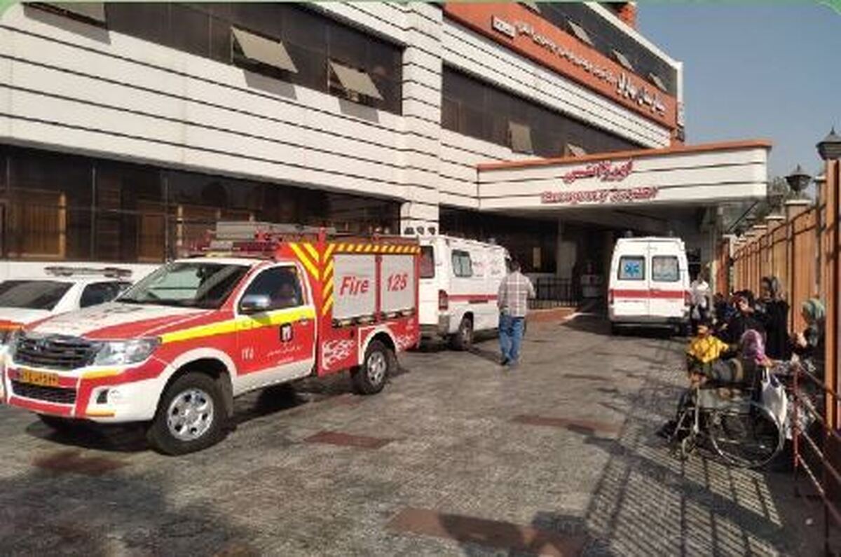 حادثه در بیمارستان بهارلو تهران مصدومی نداشت