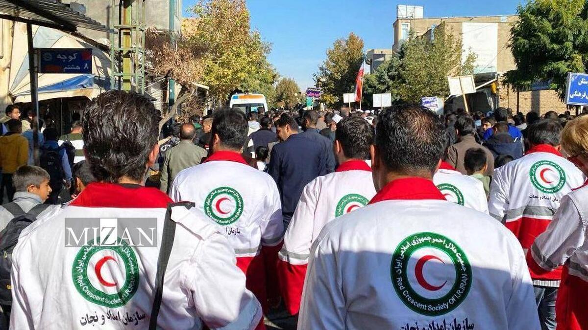 پوشش مراسم یوم‌الله ۱۳ آبان توسط هزار و ۳۵۵ نیروی عملیاتی هلال‌احمر