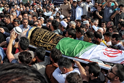 تشییع پیکر صابر کاظمی، ملی‌پوش والیبال ایران