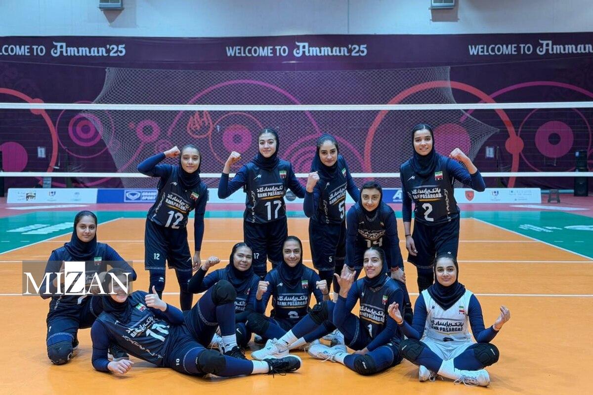 والیبال زیر ۱۶ سال دختران آسیا| اردن هم مغلوب تیم ملی ایران شد