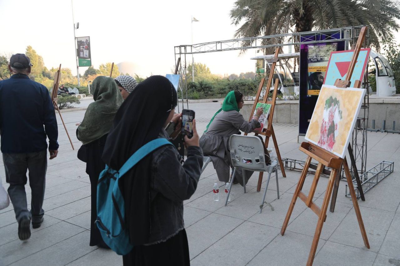 رویداد هنری دانش‌آموزی «کوچه شهر ایران» در موزه ملی انقلاب اسلامی و دفاع مقدس برگزار شد