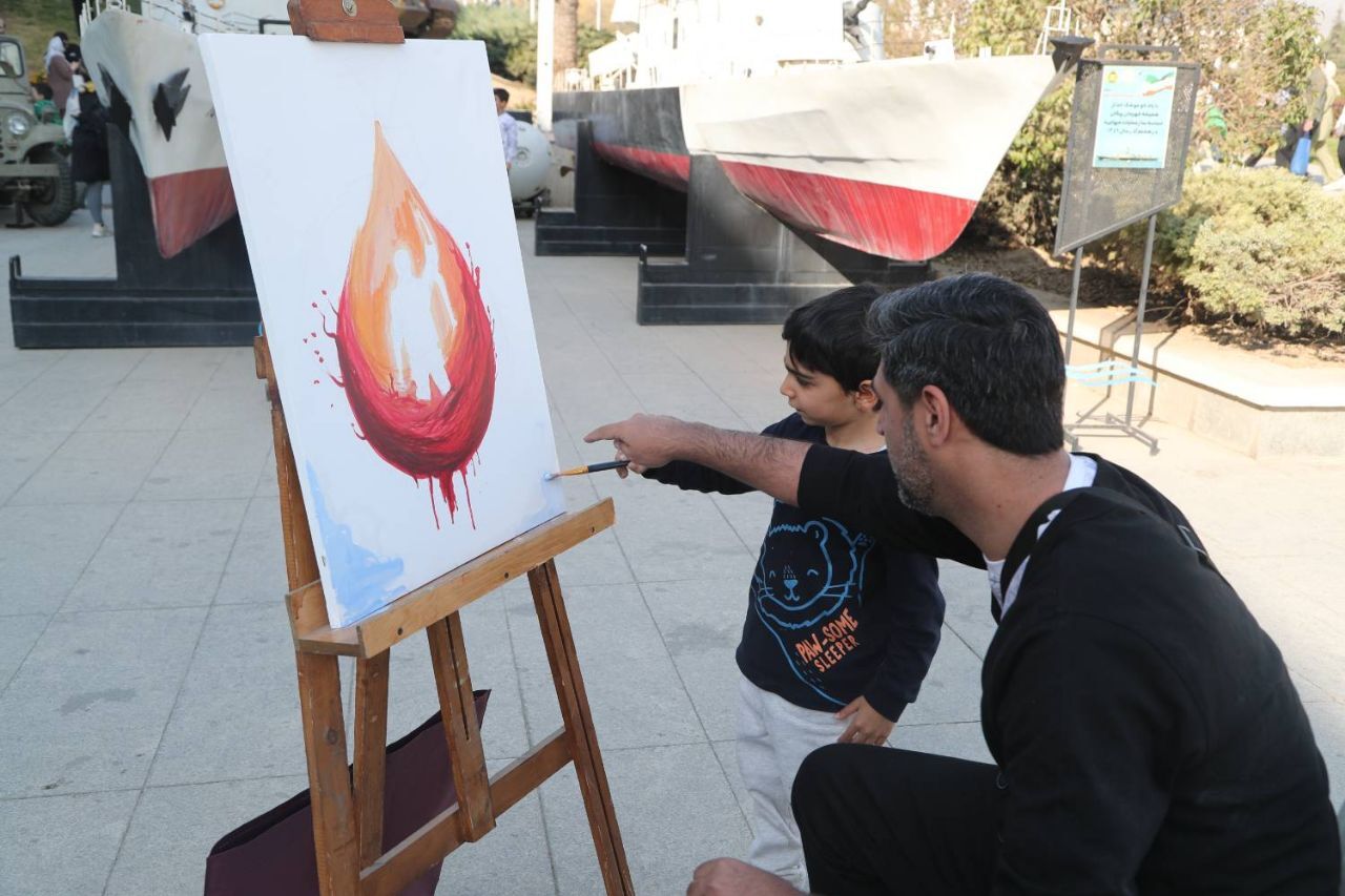 رویداد هنری دانش‌آموزی «کوچه شهر ایران» در موزه ملی انقلاب اسلامی و دفاع مقدس برگزار شد