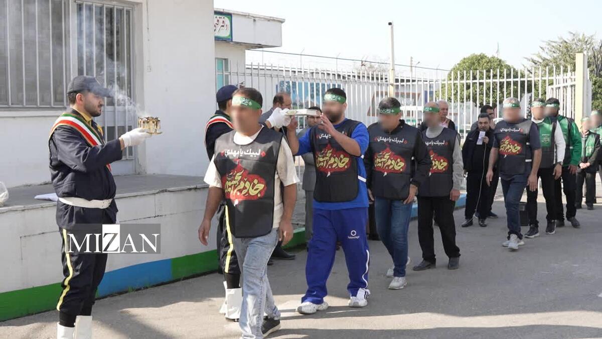 ۴۲ نفر از زندانیان قائمشهری به مشهد مقدس اعزام شدند