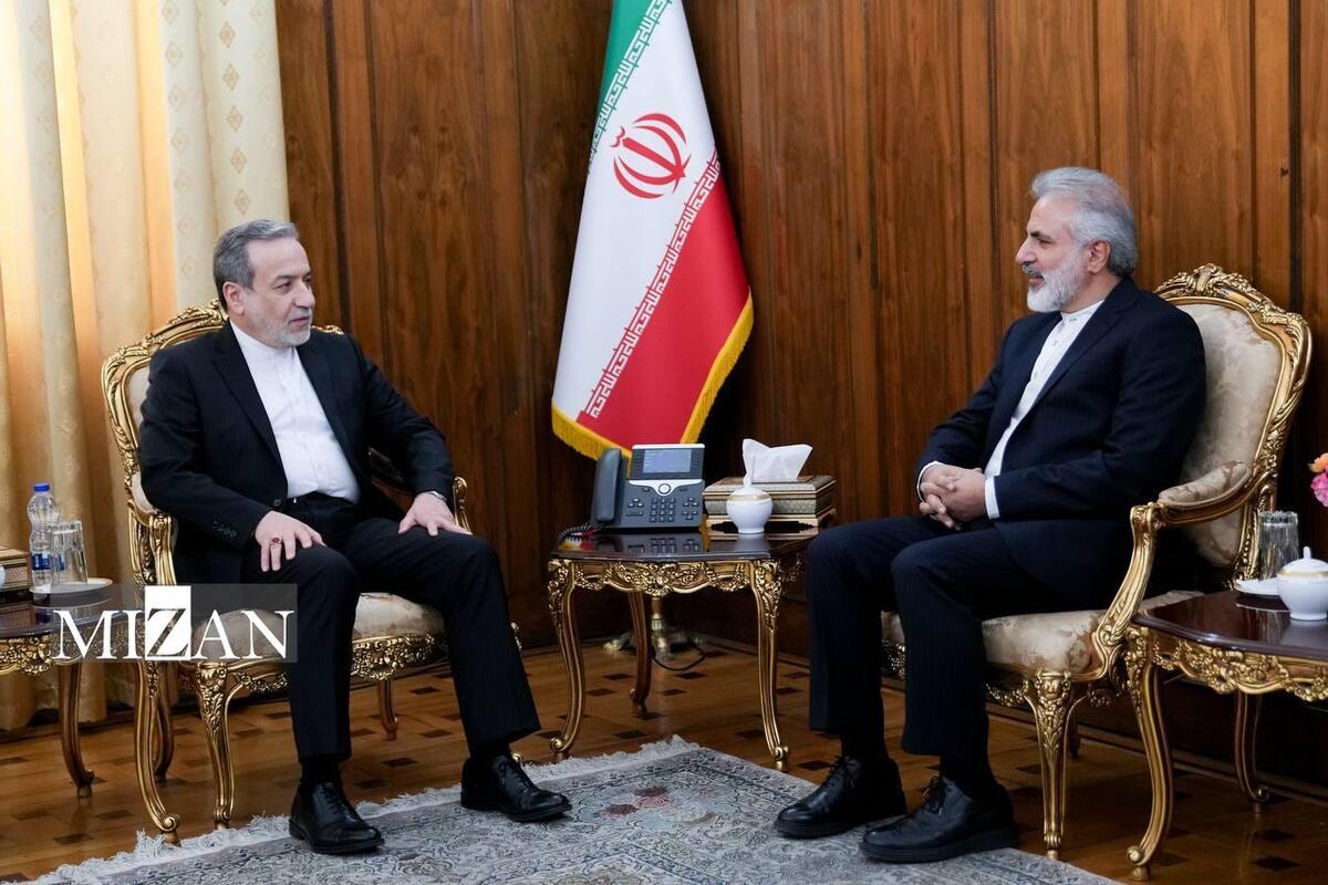 دیدار سرکنسول جدید ایران در حیدرآباد با وزیر امور خارجه