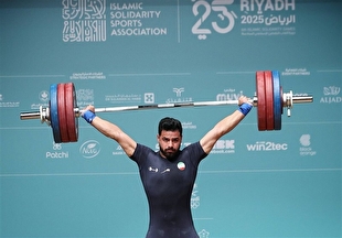 بازی‌های کشور‌های اسلامی| ۲ مدال نقره و یک برنز دسته ۹۴ کیلوگرم وزنه‌برداری برای معینی