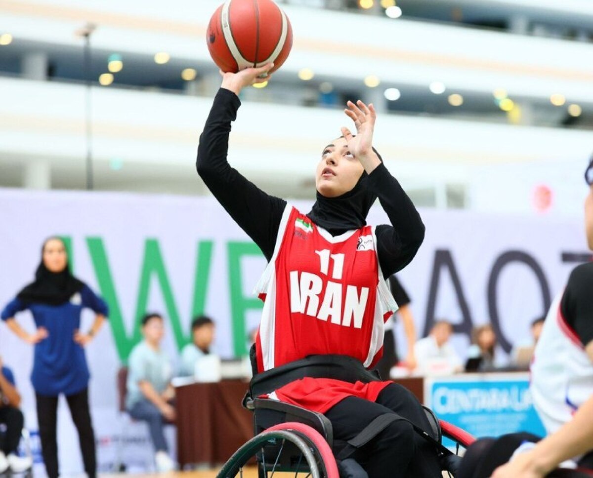 بسکتبال با ویلچر قهرمانی آسیا| ️پیروزی قاطعانه تیم ملی زنان ایران برابر هند
