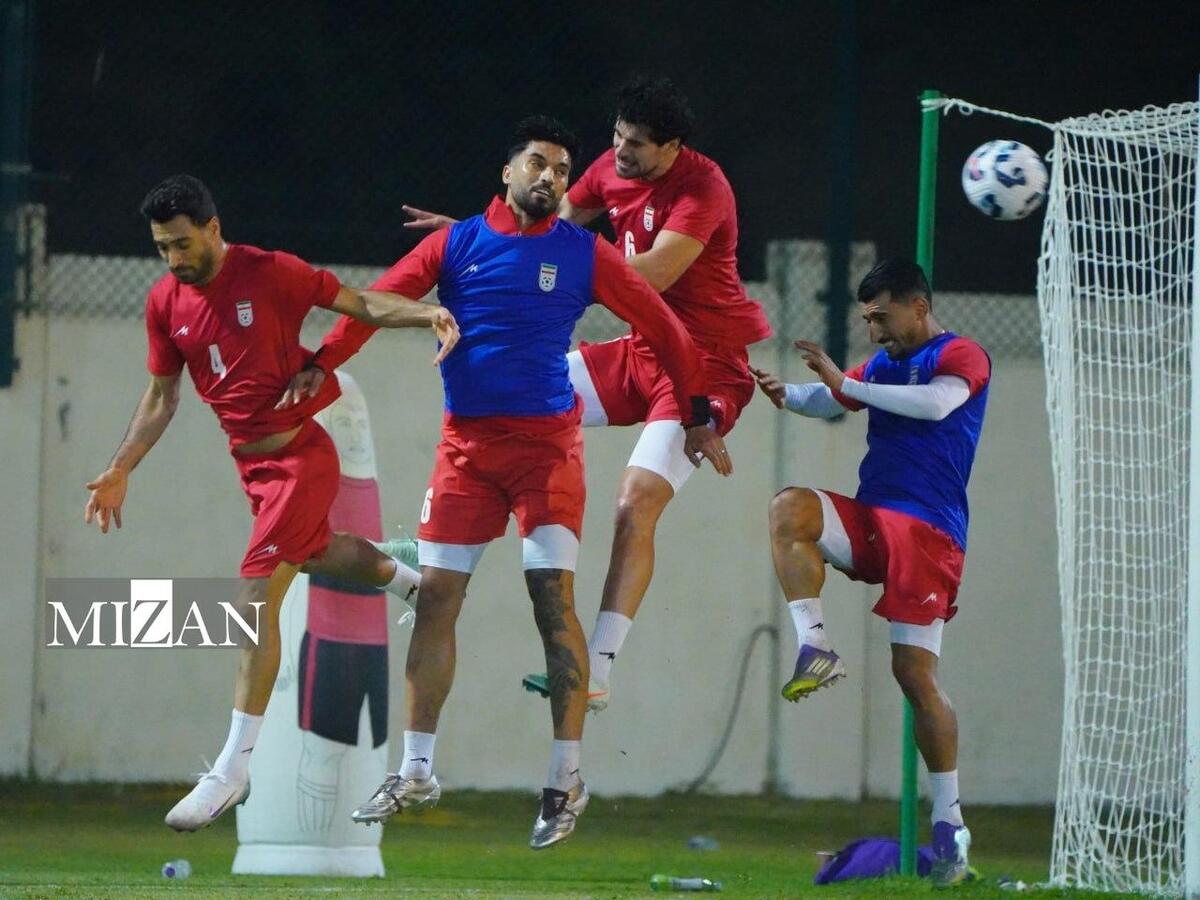 در تمرین امشب تیم ملی فوتبال چه گذشت؟