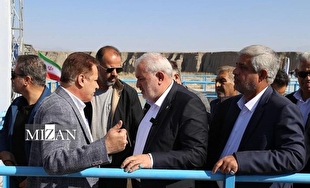 افتتاح طرح تأمین آب شهر‌های جیرفت، کهنوج و شهرک انصارالمهدی جیرفت توسط وزیر نیرو