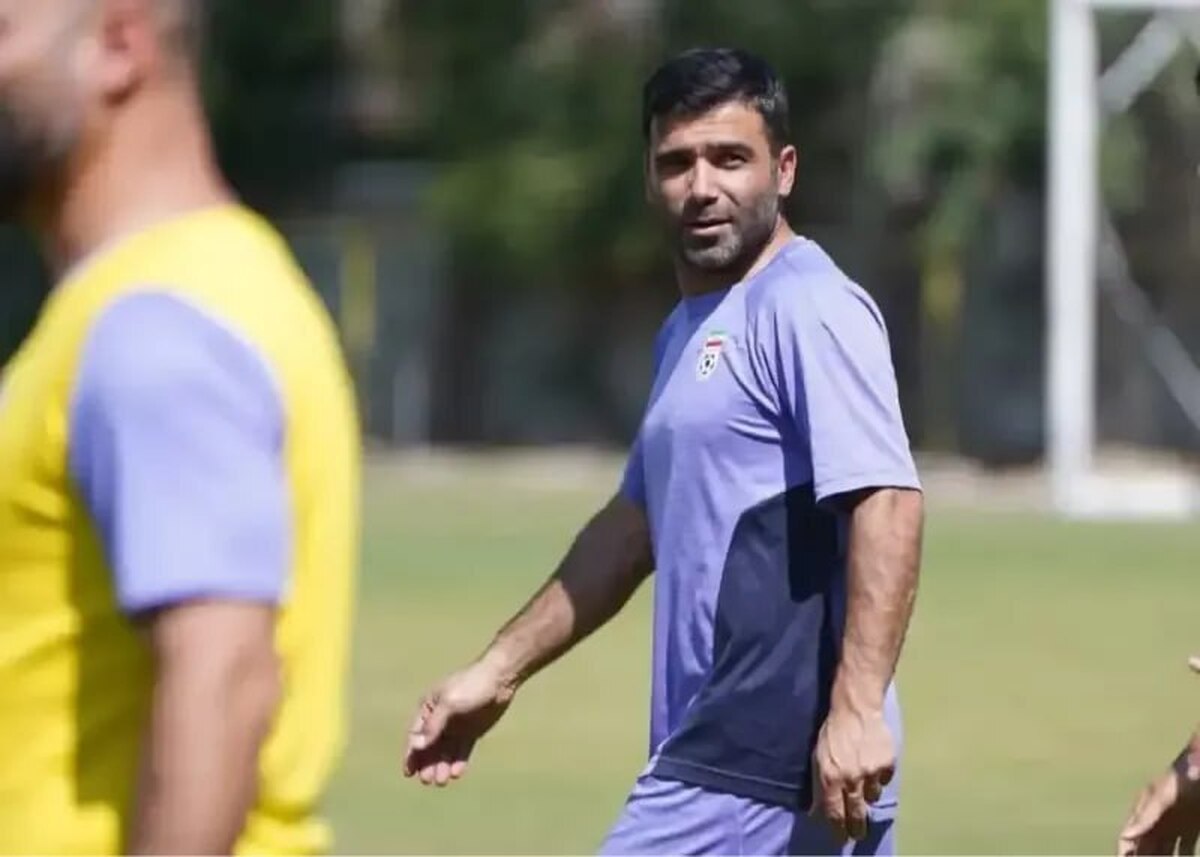 تمرین تیم ملی فوتبال امید پس از بازی با روسیه