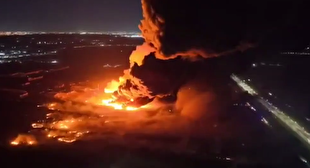تصویر هوایی از لحظه انفجار مهیب در آرژانتین