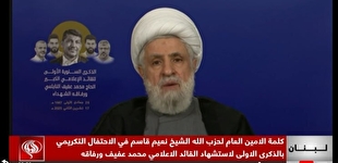 شیخ نعیم قاسم: حزب‌الله اشغال یک وجب از خاک لبنان را هم نمی‌پذیرد