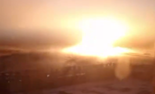 انفجار خط لوله گاز در  اُمسک روسیه