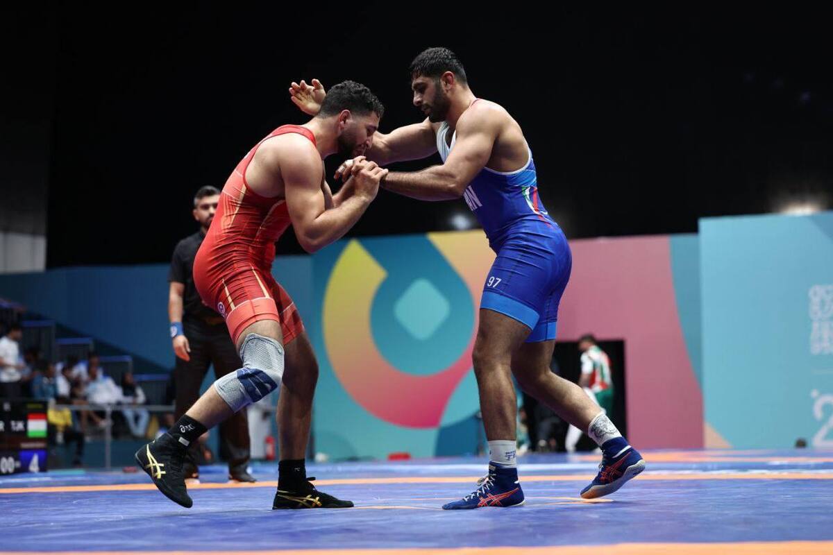 بازی‌های کشور‌های اسلامی| صعود ساروی و هدایتی به فینال مسابقات کشتی فرنگی
