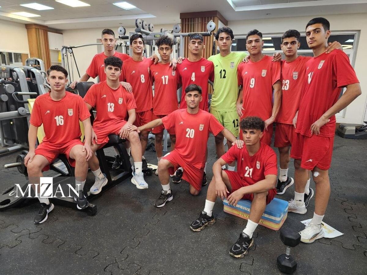 آخرین تمرین تیم ملی فوتبال نوجوانان پیش از سفر به هند برگزار شد