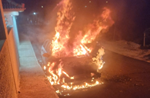 حمله شهرک‌نشینان به خودروهای فلسطینیان در روستای المغیر