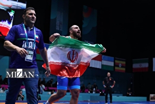 بازی‌های کشورهای اسلامی| امیرحسین زارع چهارمین طلای کشتی آزاد را به ارمغان آورد