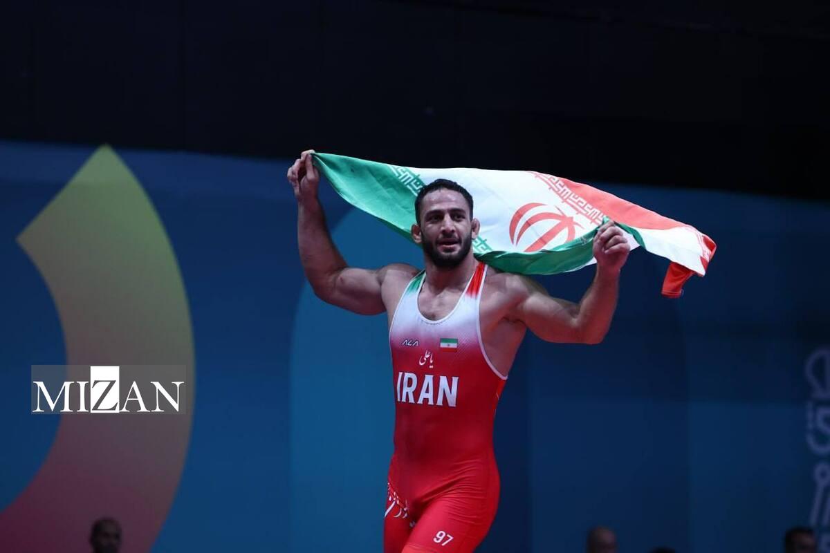 بازی‌های کشورهای اسلامی| آذرپیرا مقتدرانه مدال طلا را بر گردن آویخت