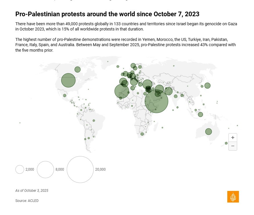 اعتراض های جهانی علیه نسلکشی رژیم صهیونیستی در غزه اعتراض های جهانی علیه نسلکشی رژیم صهیونیستی در غزه