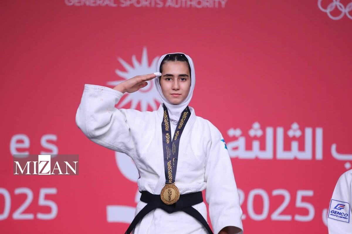 بازی‌های آسیایی جوانان| مهسا شکیبایی با مدال طلای جودو تاریخ‌سازی کرد + فیلم