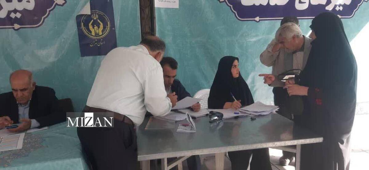 میز خدمت قوه قضاییه در محل برگزاری نماز جمعه برگزار شد