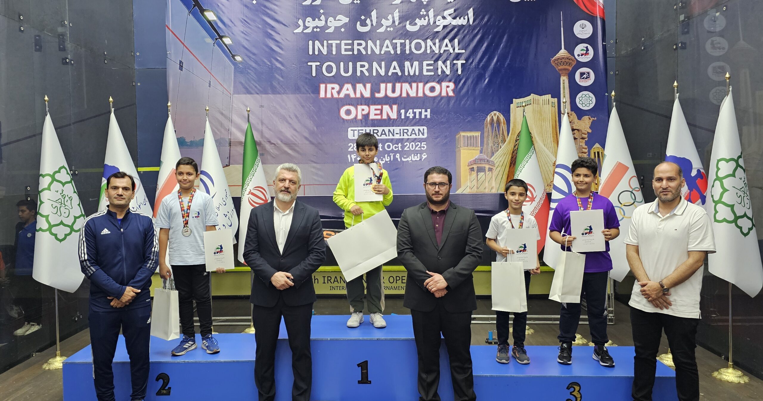 پایان مسابقات اسکواش ایران جونیور با معرفی نفرات برتر در ۲ بخش پسران و دختران