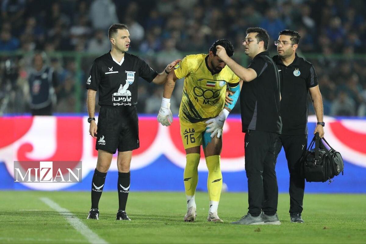 مدت دوری دروازه‌بان مصدوم استقلال مشخص شد