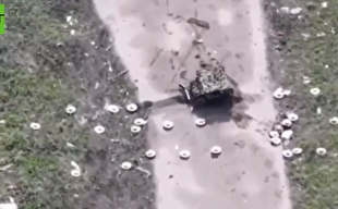 پاکسازی مین‌های TM-۶۲ توسط پهپاد جدید روسیه