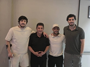 دیدار سرمربی تیم ملی فوتبال با ۳ لژیونر حاضر در امارات