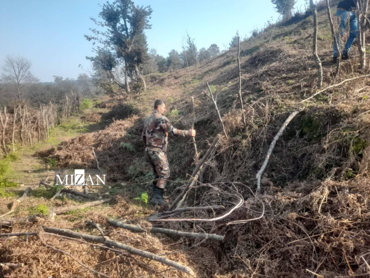 رفع تصرف از اراضی ملی و منابع طبیعی شهرستان سیاهکل