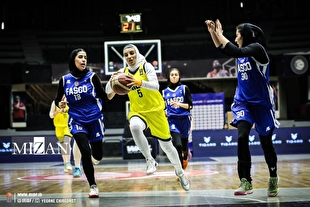 لیگ برتر بسکتبال زنان| پیروزی استقلال مقابل مدافع عنوان قهرمانی