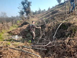 رفع تصرف از اراضی ملی و منابع طبیعی شهرستان سیاهکل