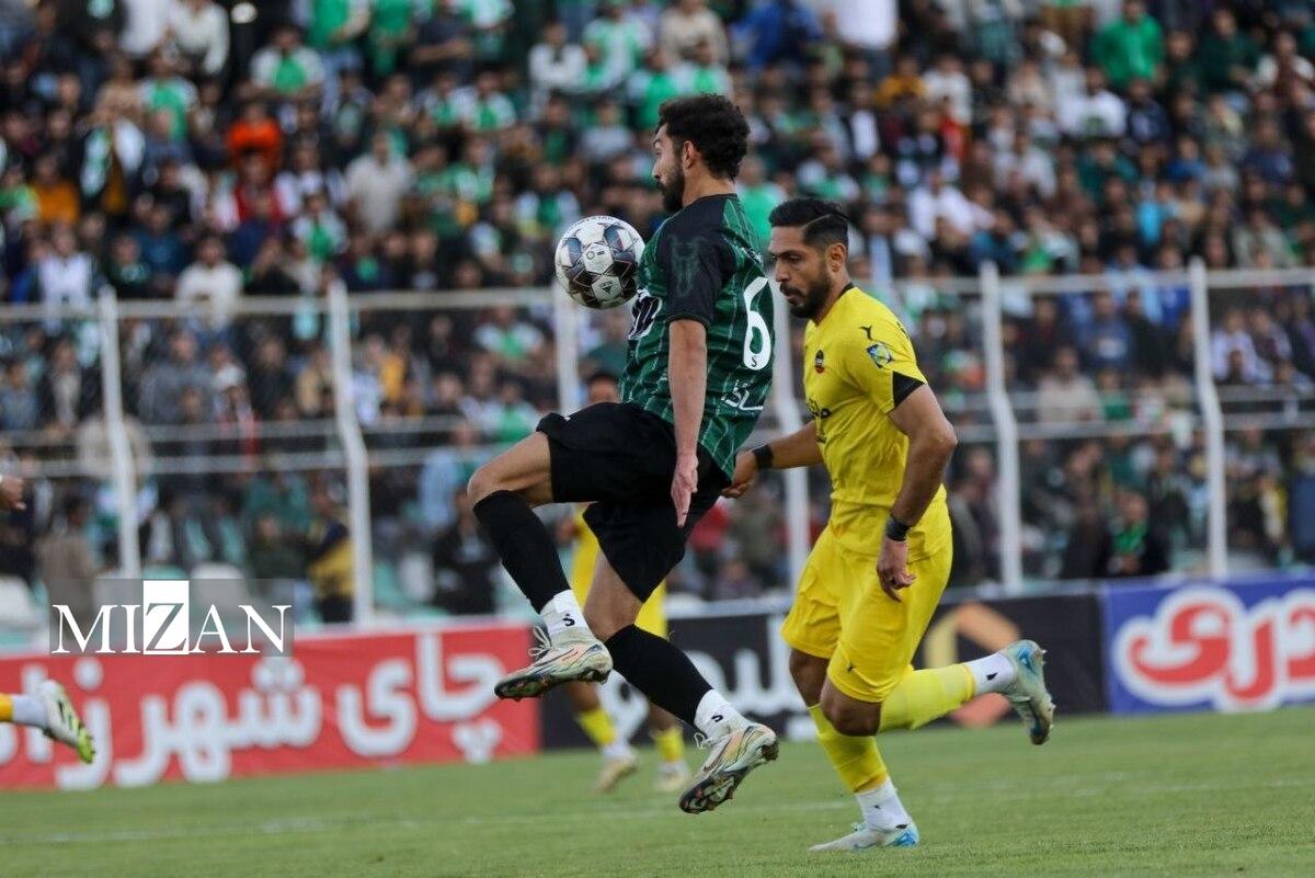 تساوی خیبر برابر شمس‌آذر و چادرملو مقابل ذوب‌آهن/ پیروزی ارزشمند پیکان در خانه گل‌گهر سیرجان/ تراکتور در تبریز زمین‌گیر شد