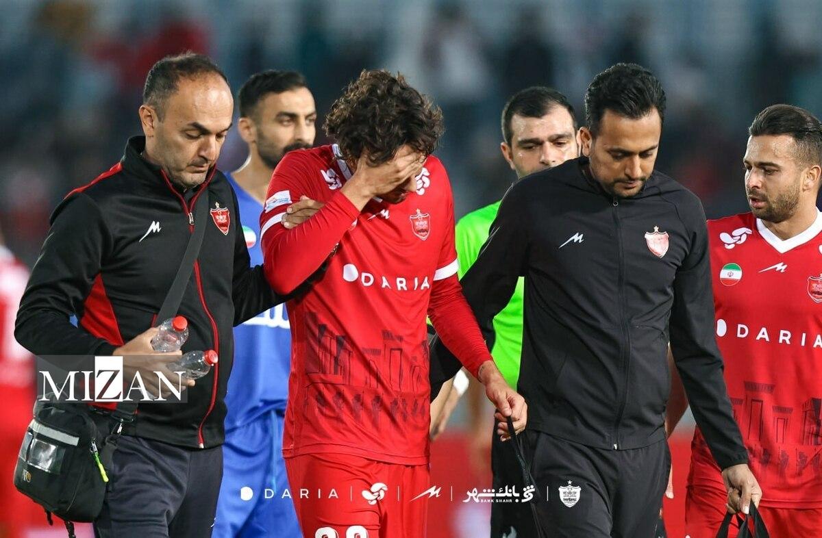 ستاره خارجی پرسپولیس هم دربی را از دست داد