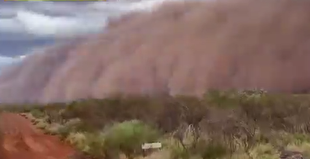 طوفان شن در استرالیا