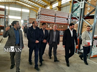 بازدید معاون راهبردی قوه قضاییه از انبار اموال تملیکی زنجان همزمان با سفر رئیس عدلیه