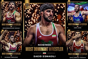 ۵ ایرانی در جمع نامزد‌های برترین کشتی‌گیران سال جهان