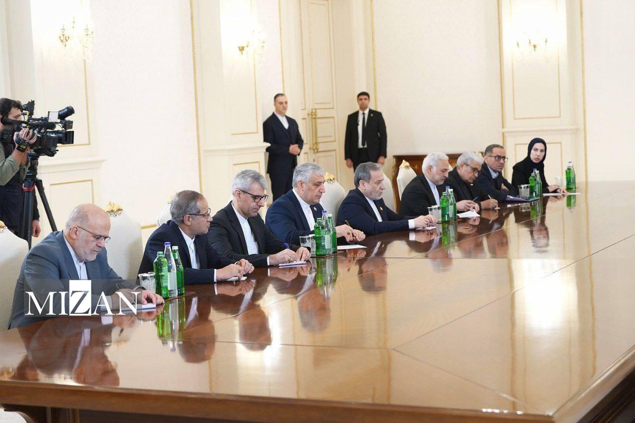 عراقچی با علی‌اف دیدار کرد