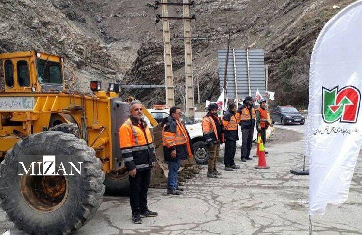آماده‌باش کامل ۳۴ اکیپ راهداری تهران همزمان با صدور هشدار هواشناسی