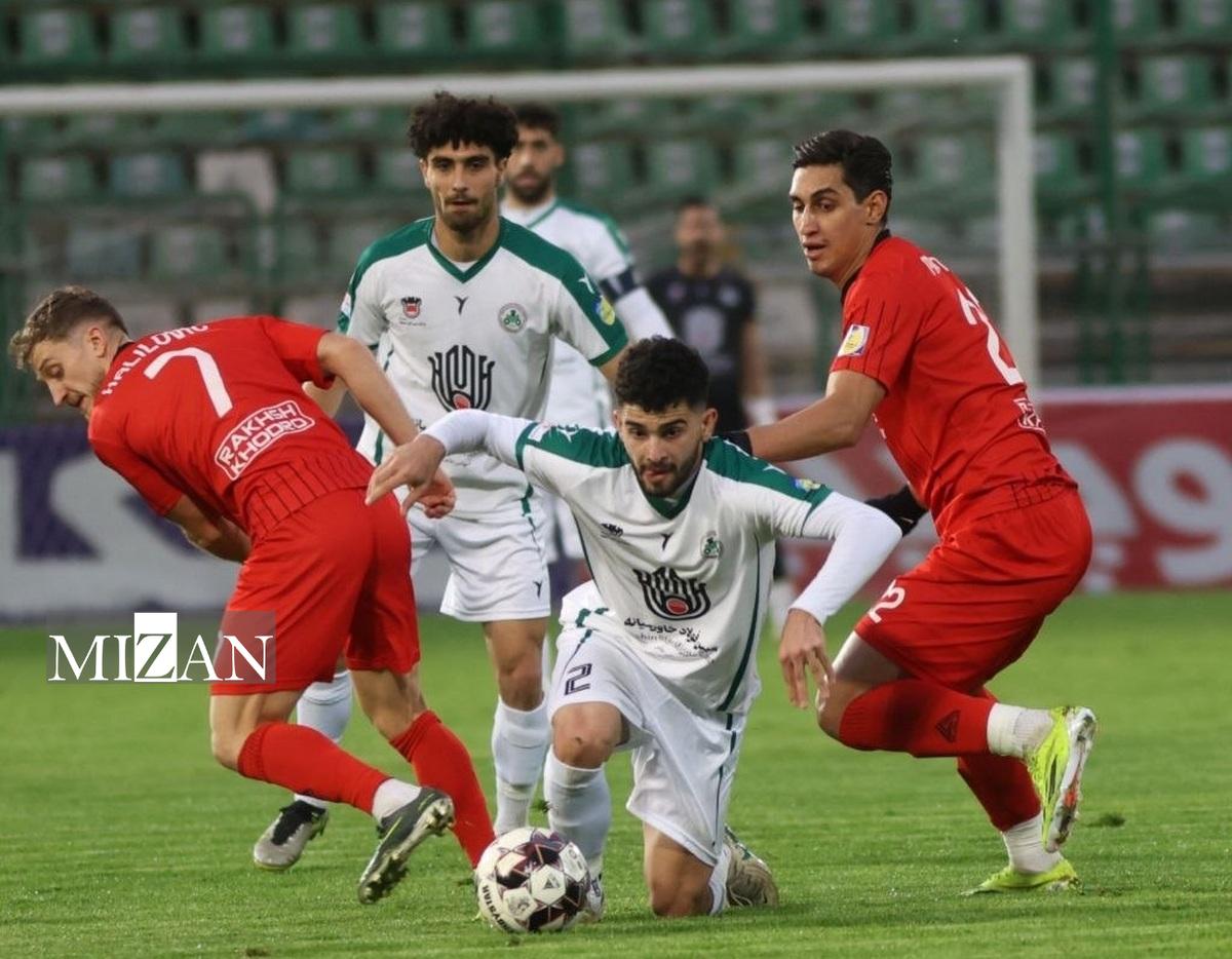 ادامه روند سینوسی تراکتور با توقف برابر گاندوها/ خیبر با شکست استقلال خوزستان، تی‌تی‌ها را کنار زدند/ گل‌گهر و شمس‌آذر به تساوی رضایت دادند