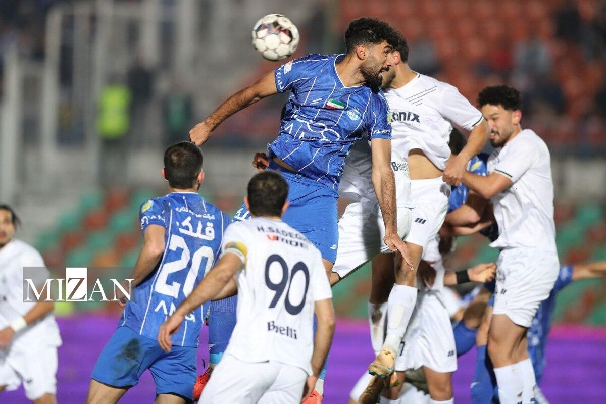 پیروزی استقلال مقابل ملوان در پایان نیمه اول