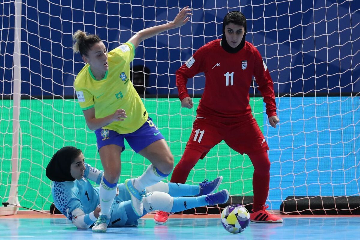 جام جهانی فوتسال زنان| تیم ملی ایران در گام نخست مغلوب برزیل شد