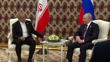 ولادمیر پوتین خطاب به مسعود پزشکیان: سلام گرم من را به رهبر معظم ایران برسانید