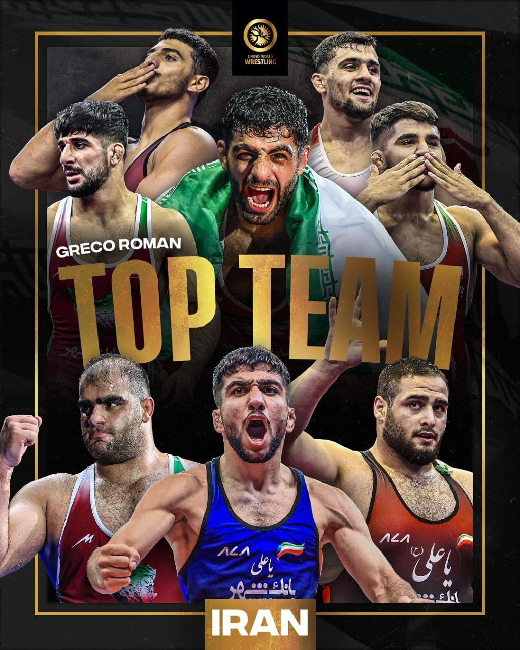 کشتی فرنگی با اعلام اتحادیه جهانی؛ ایران بهترین تیم کشتی فرنگی جهان شد