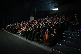 حضور خانواده شهید امیرعبدالهیان و سردار سلامی در جشنواره حقیقت