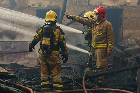 آتش سوزی سینمای متروکه در خیابان لاله زار