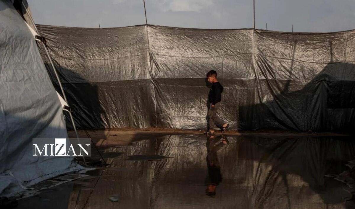 باران روی آوار؛ زندگی دشوار خانواده‌های غزه در چادر‌های فرسوده