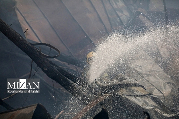 آتش سوزی سینمای متروکه در خیابان لاله زار