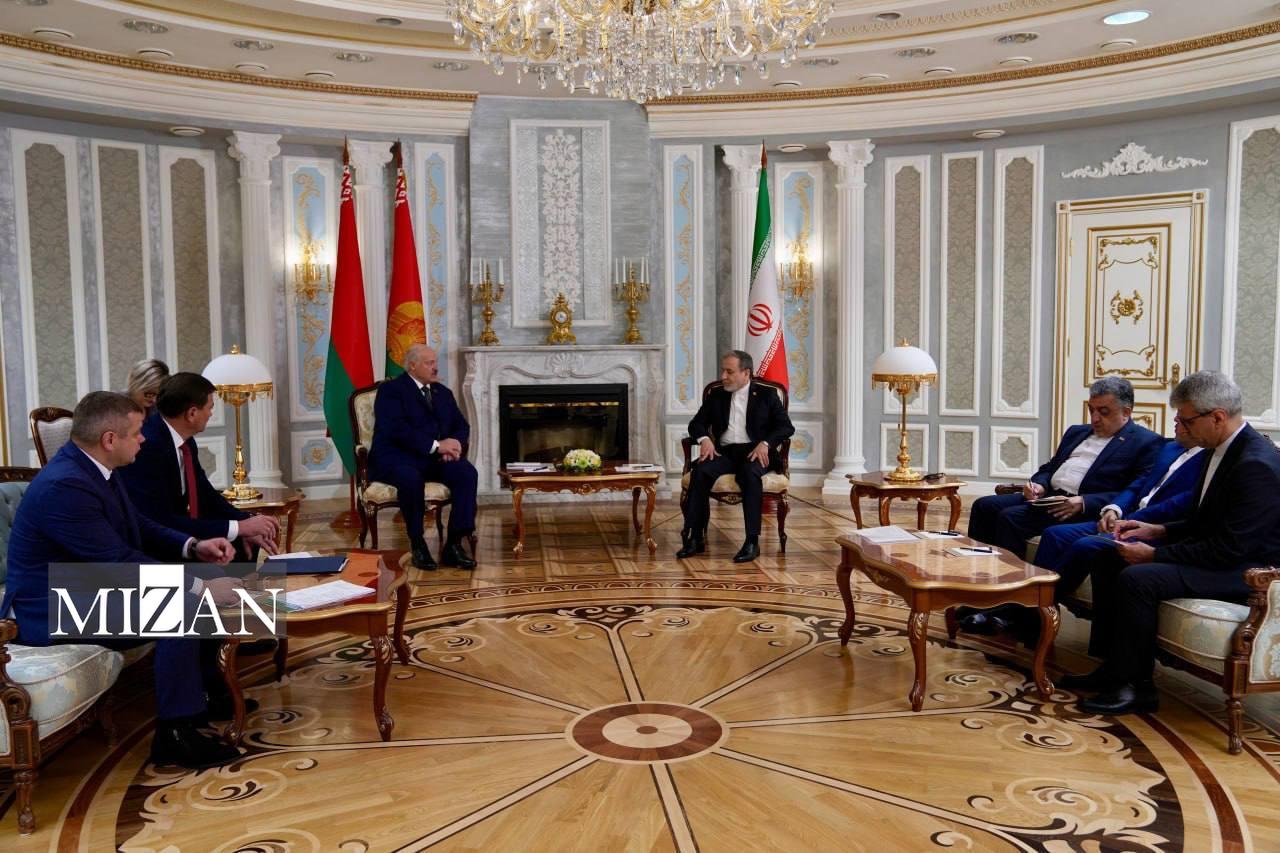 عراقچی با لوکاشنکو دیدار کرد عراقچی با لوکاشنکو دیدار کرد