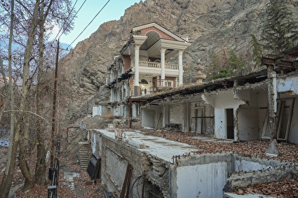 وضعیت ابر ویلای معروف جاده چالوس بعد از اجرای حکم تخریب بخش غیرمجاز