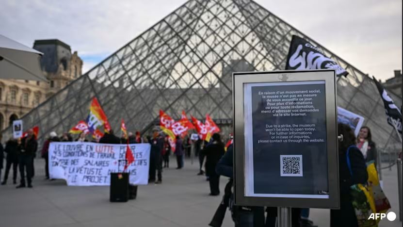 اعتصاب کارکنان لوور اعتصاب کارکنان لوور؛ پربازدیدترین موزه جهان تعطیل شد
